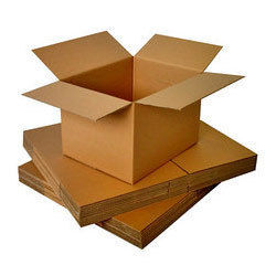 Corrugated Boxes - Cardboard Construction, Varied Thickness for Durable Packaging - Ideal for Groceries, Consumer Goods, and Safe Transit