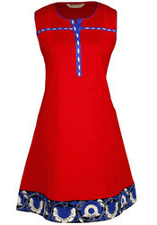 Ladies Designer Kurti - Georgette Fabric, 38-41 Inch Length | Stylish Half Sleeves, Colorful & Skin-Friendly Design
