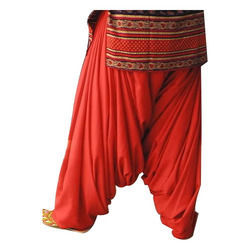 Patiala Salwar - Premium Quality Cotton Blend Fabric , Unique Color-Combination and Optimum Softness for Comfortable Wear