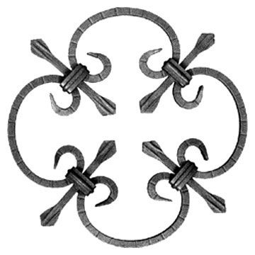 Wrought Iron Rosettes