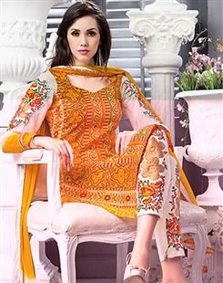 Cotton Polyester Party Wear Suit