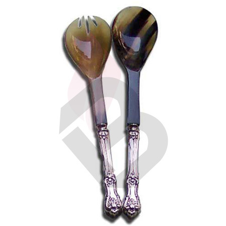 Horn and Aluminium Spoon Set