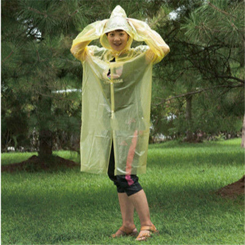 Pe Plastic Disposable Raincoat