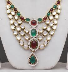 Bridal Kundan Artificial Necklace Age Group: For Adults