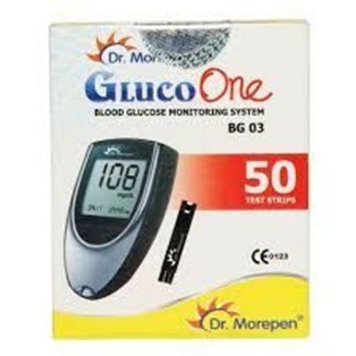  Dr. Morepen Bg03 ग्लूकोमीटर स्ट्रिप्स 50's 