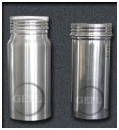 Open Top Threaded Aluminium Bottles