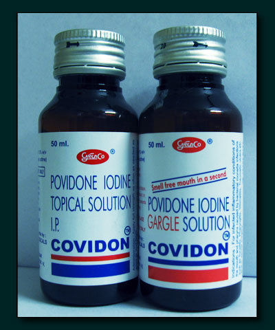 Covidon topical ointment mouthwash