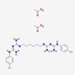 Chlorhexidine (C26H38Cl2N10O4)