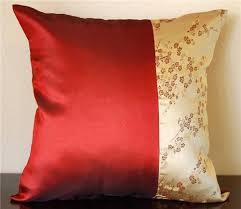 Silk Cushion Cover - Dupioni Silk, 16x16 & 18x18 Sizes , Customizable Colors & Fine Prints