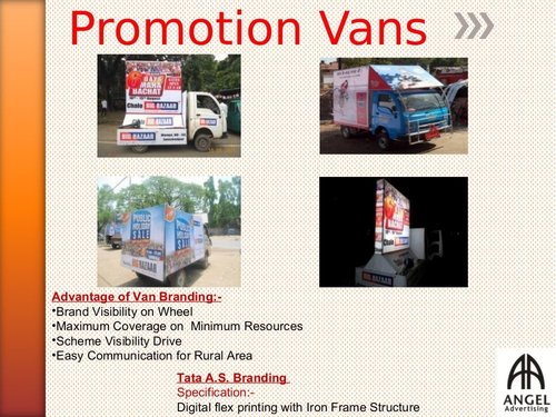 Promotional Van Service By Aryan Enterprises
