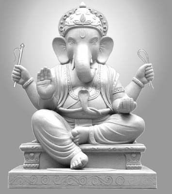 Eco Friendly Natural Clay Ganesha Idol