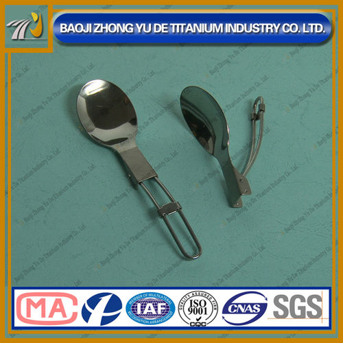 Foldable Cutlery Titanium Folding Spoon