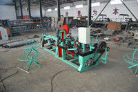 High Speed Barbed Wire Making Machine For Positive And Negative Twisted