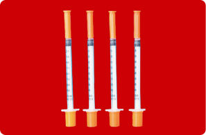 Insulin Syringes With Detachable Needle