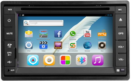 Car Dvd Gps 2-din 6.2 Inch Android