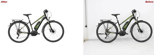 साइकिल इमेज बैकग्राउंड रिमूवल सर्विसेज