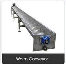 Heavy Duty Worm Conveyor For Rice Mill Machine