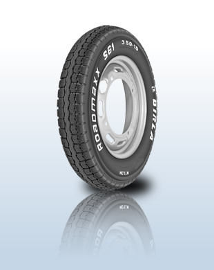 Scooter Bias Tyre - Tube Type, Semi Knobby Tread Design for Heavy Duty Use, Ensuring Road Safety