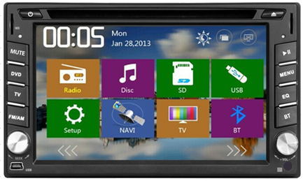 Universal 2-Din 6.2" Car Dvd Gps