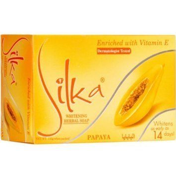 Silka Papaya Herbal Skin Whitening Soap