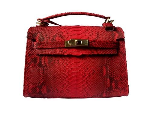 Snakeskin Leather Bag