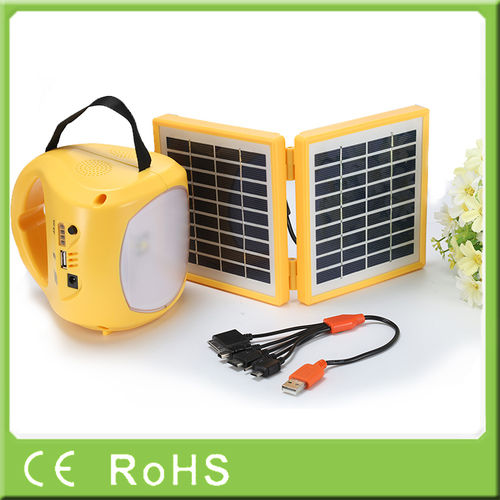 Portable Solar Lanter With Radio