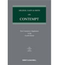 Arlidge Eady and Smith On Contempt 4ed Mainwork and Supplement 2013
