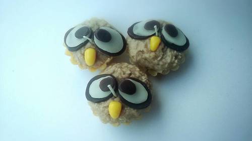 Cute Owl In Aromatic Tart Cupcakes Fancy Candle