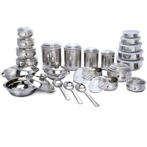 S.S Utensils 43 cs Stainless Steel Storage and Serving Set