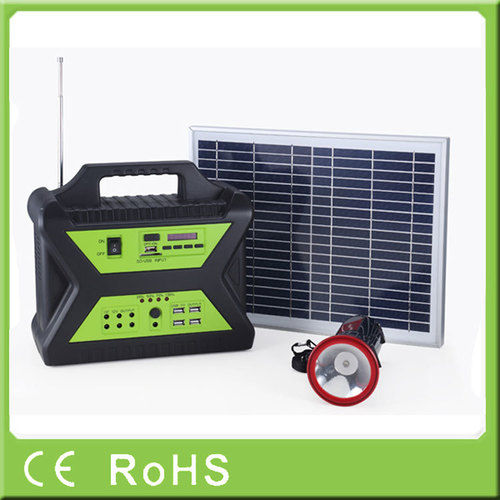 Solar Energy Lighting System With Mp3 Music Player And FM Stereo Radio