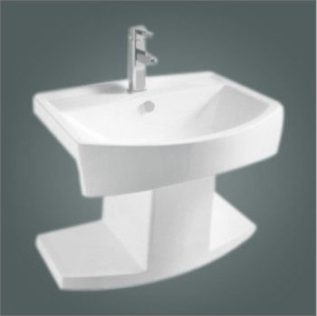 Wall Hung Half Pedestal Basin