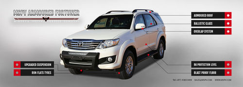 Armoured Toyota Fortuner