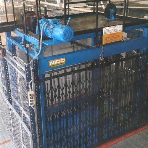 Heavy Duty Single Mast Hydraulic Goods Lift