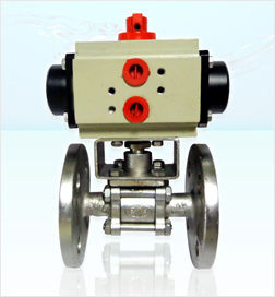 Pneumatic Rotary Actuators With Ball Valve