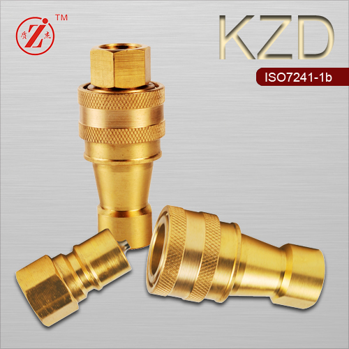 ISO7241-B Brass Hydraulic Quick Coupling By Jiangxi Aike Industrial Co.,Ltd