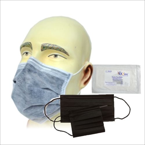 Disposable Active Carbon Black Face Mask