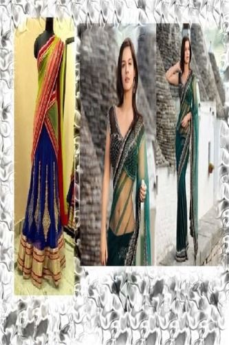 Laining Fish Cut Sarees