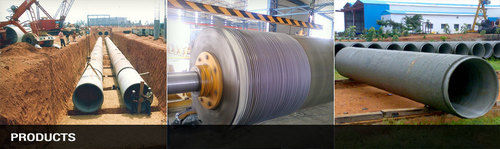 Bar Wrapped Steel Cylinder Pipe