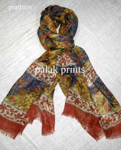 Wool Block Digital Printed Stoles