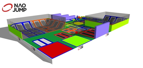 Commercial Trampoline Park Design By NAOJUMP COMPANY LIMITED