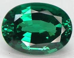 Loose Synthetic Faceted Emerald Quartz Crystal Stone