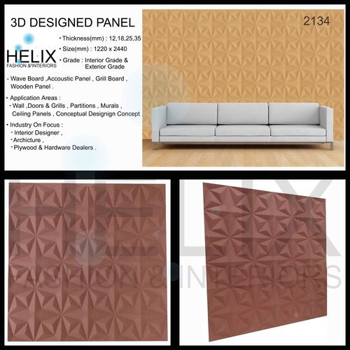 3D Acoustic Panel