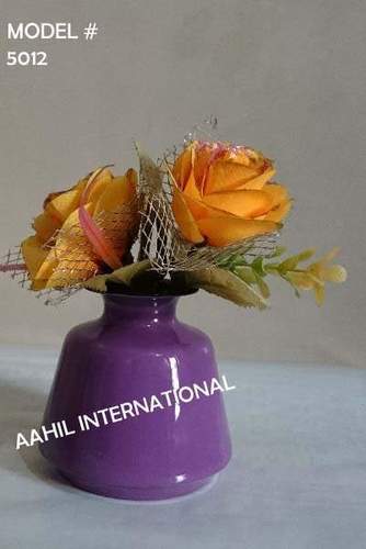 Purple Enamel Iron Flower Vase Application: Pharmaceutical Industry