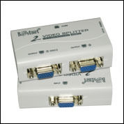 Any Color 2 Port Vga Splitter 250 Mhz With Usb Power