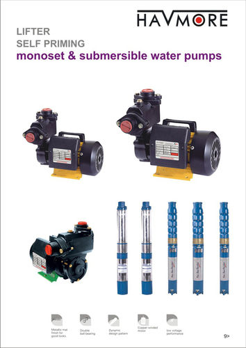 Monoset and Submersible Water Pumps