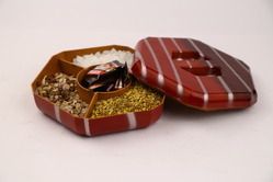 Plastic Badam- Pista (Wood) Dryfruit Box