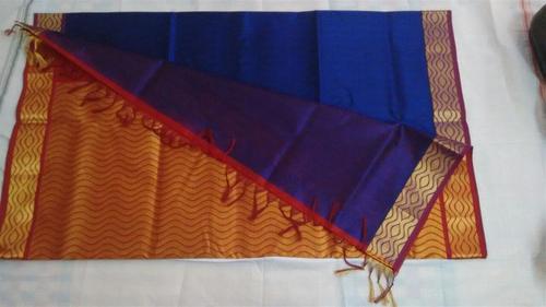 Royal Blue Designer Wedding Sarees