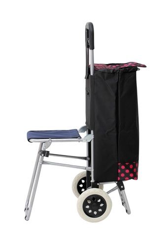 Shopping Trolley Bag With Sheet Black