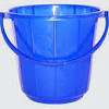 Blue Plastic Bucket with Handle