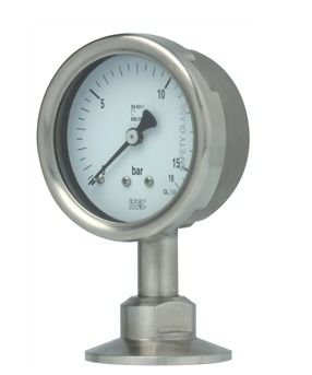 Sanitary pressure gauge